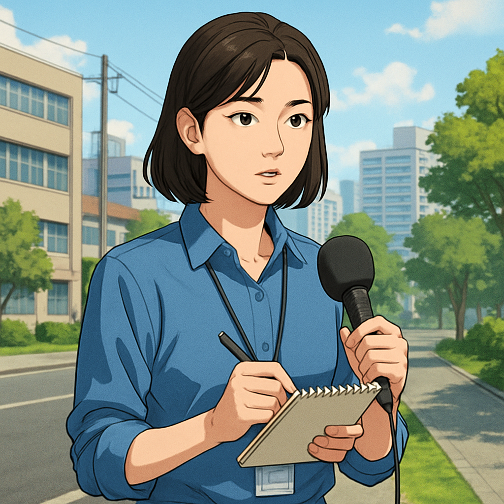 현장 취재 아르바이트 이미지