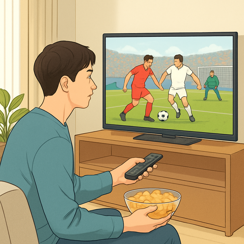 한국에서 실시간 축구 중계를 보는 방법 이미지