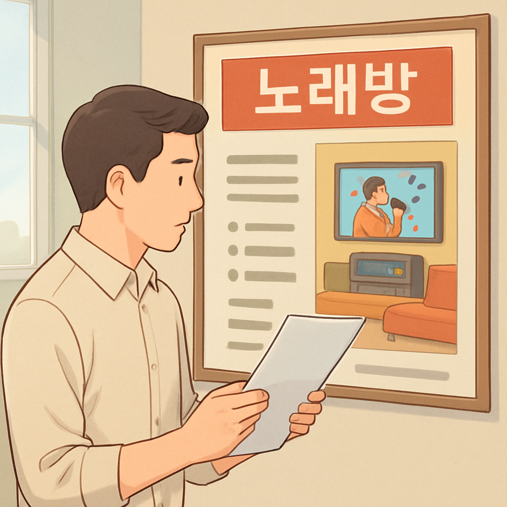 노래방 업계 구인 정보 이미지