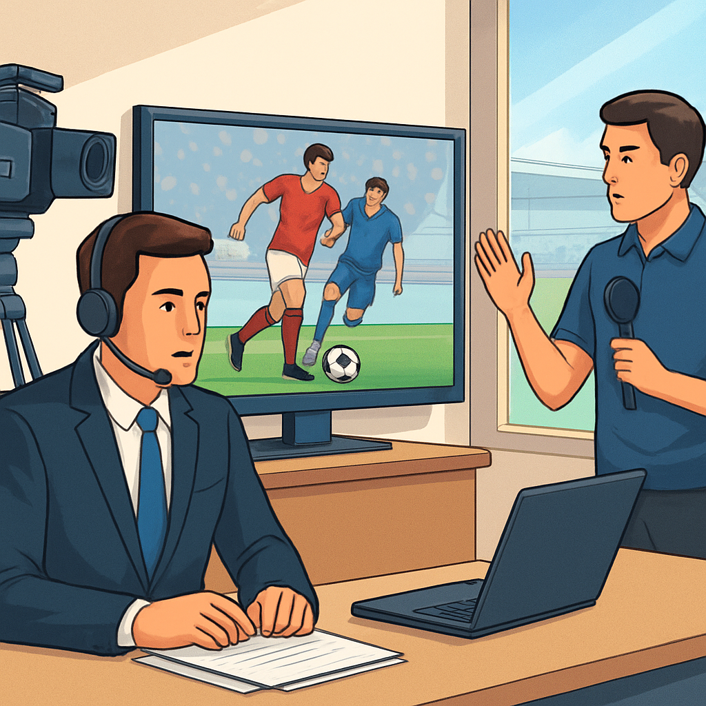 스포츠 방송 서비스 이미지