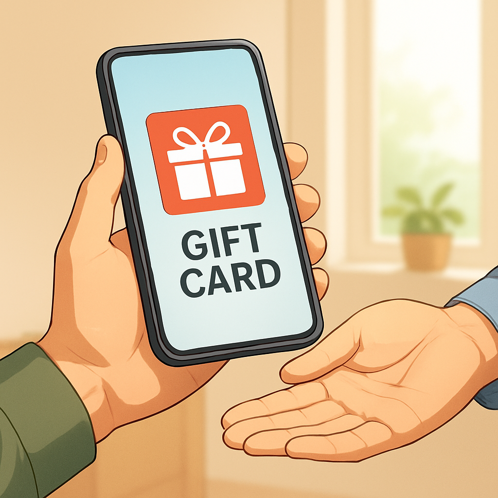 전자상품권 거래 이미지