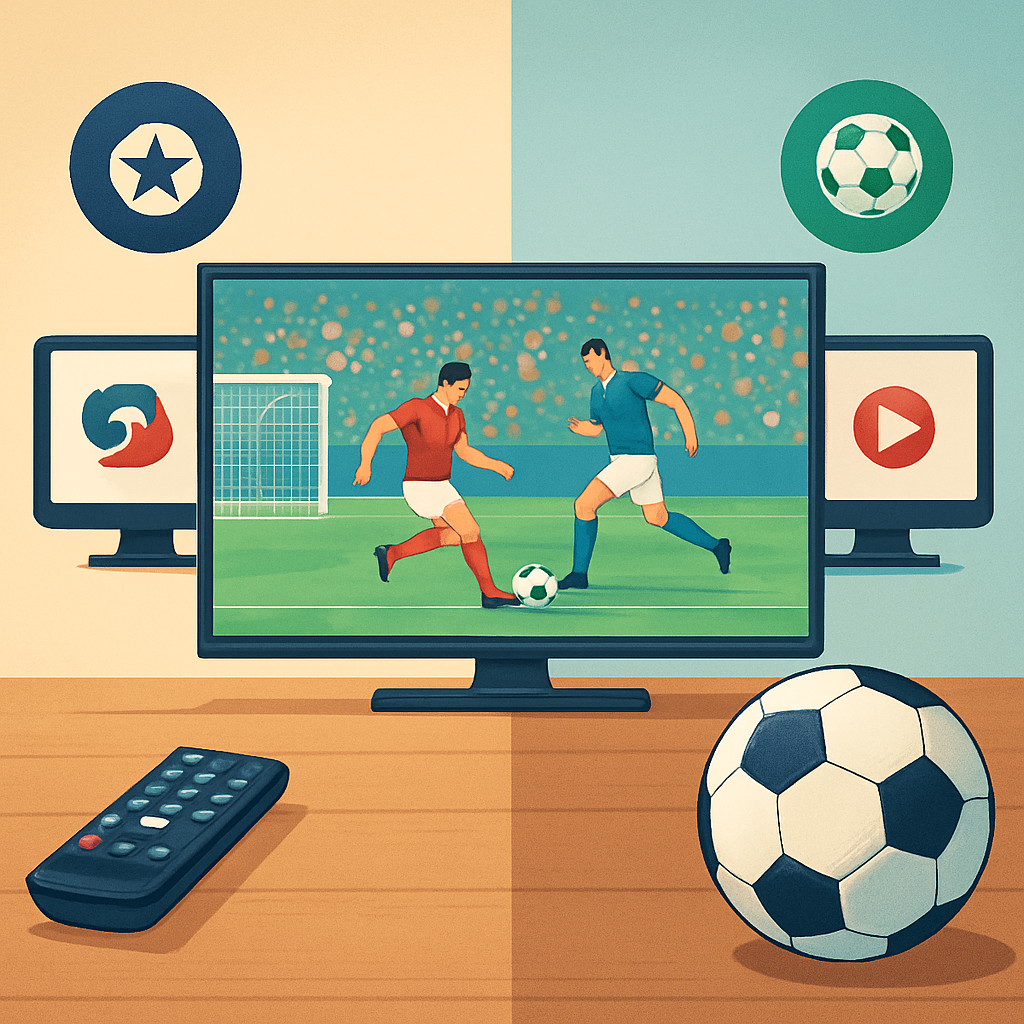 유럽 축구 해외축구중계 채널 비교 이미지