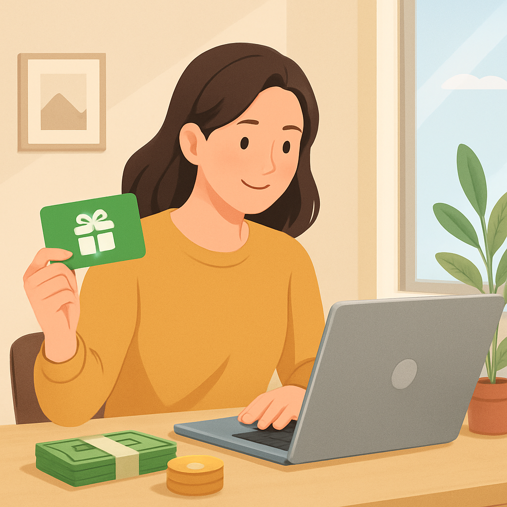 온라인에서 상품권으로 돈 버는 방법 이미지