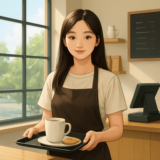 대학생 여성을 위한 단시간 알바 채용 이미지