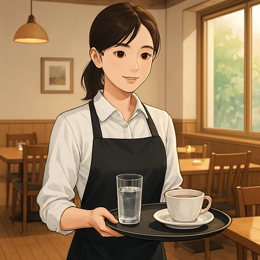 홀서빙 아르바이트 이미지